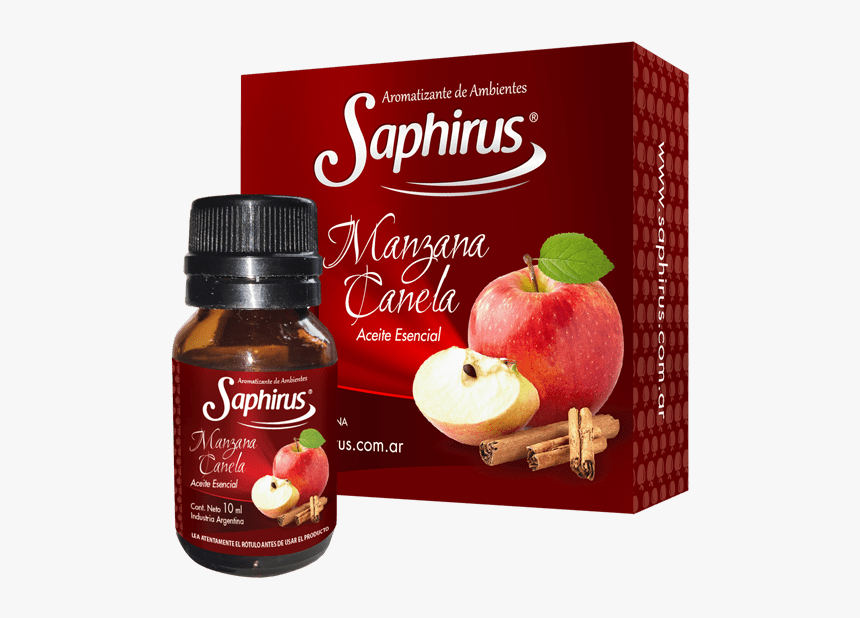 Manzana Canela - Aceites Saphirus, HD Png Download