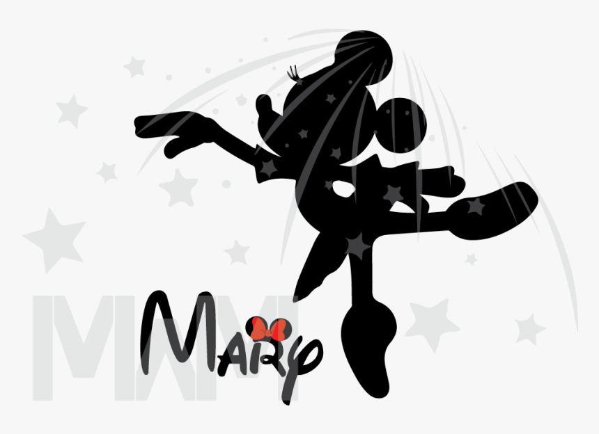 Clipart Mouse Ballet - Powered By Fairy Dust, HD Png Download