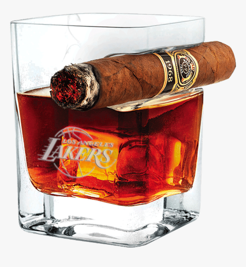 Whiskey And Cigar Glass, HD Png Download
