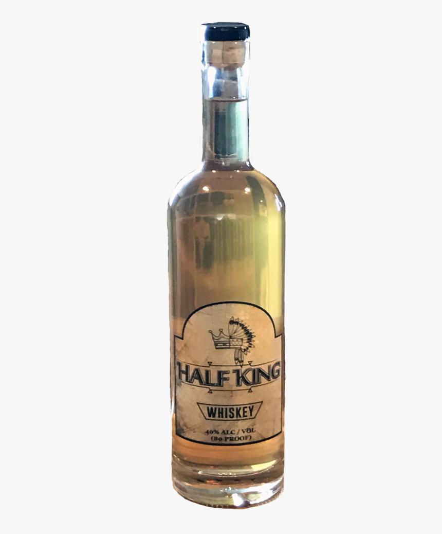 Half King Whiskey - Glass Bottle, HD Png Download