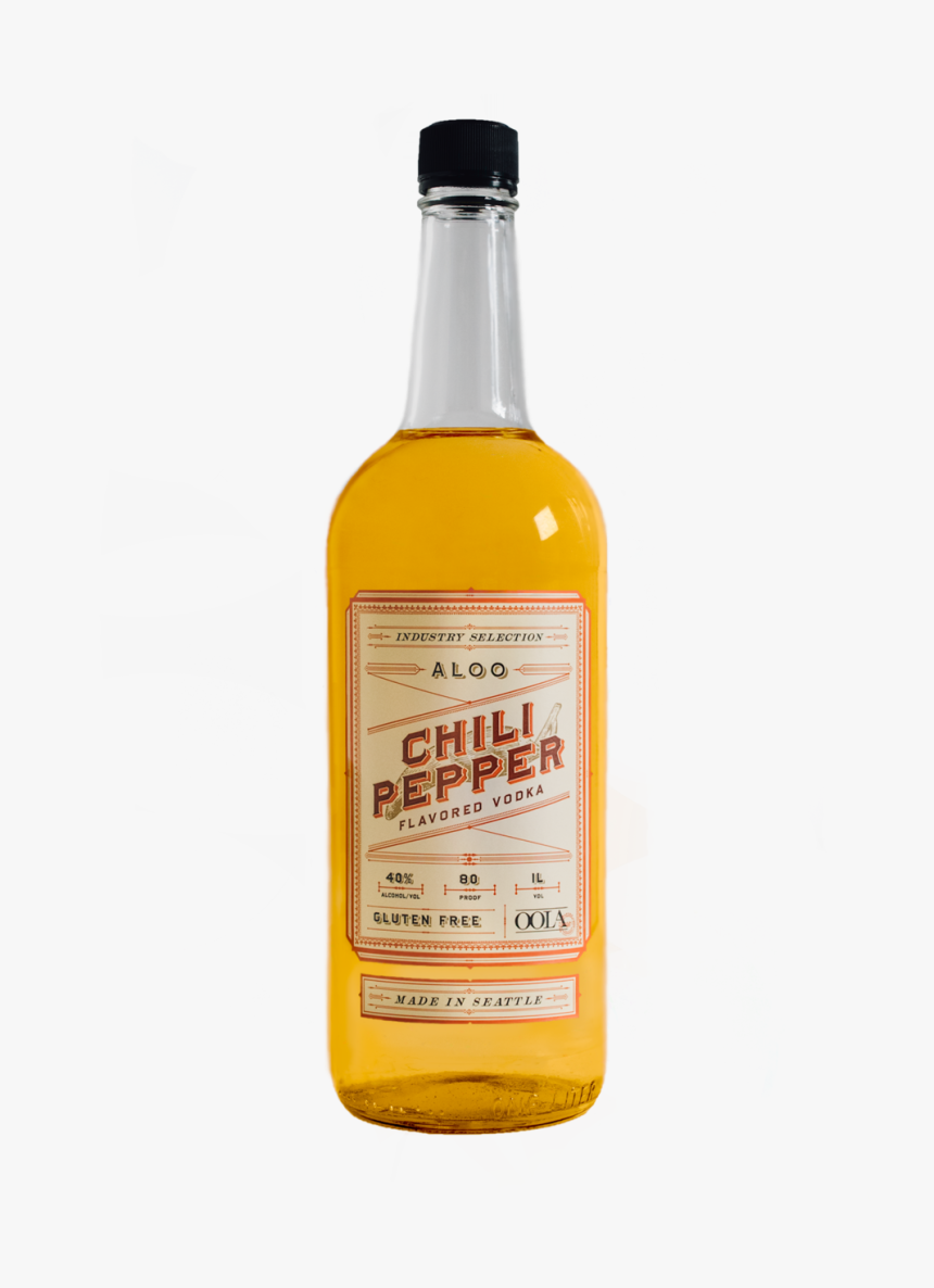 Aloo Chili Pepper Vodka Bottle Shot 2018 - Grain Whisky, HD Png Download