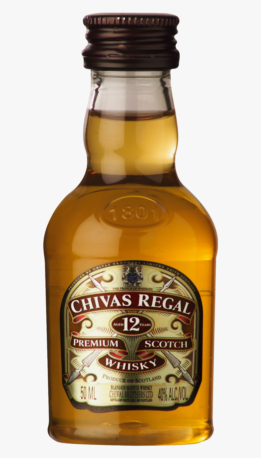 Details About Chivas Regal 12 Year Old Scotch Whisky - 50 Ml Chivas Regal, HD Png Download