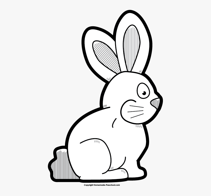 Chocolate Rabbit Cliparts Chocolate Bunny Clipart Black And White, HD