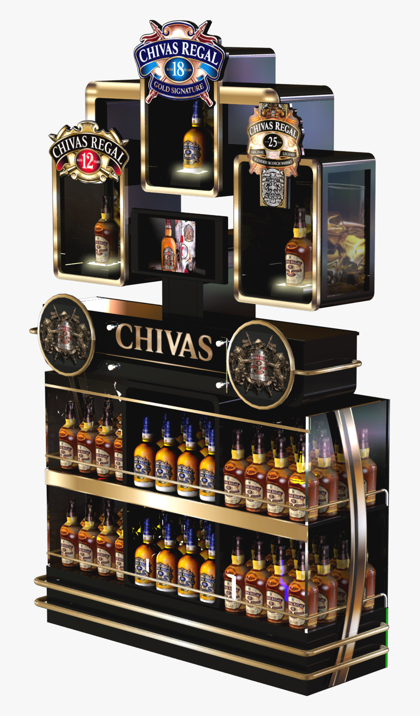Chivas Display Stand, HD Png Download