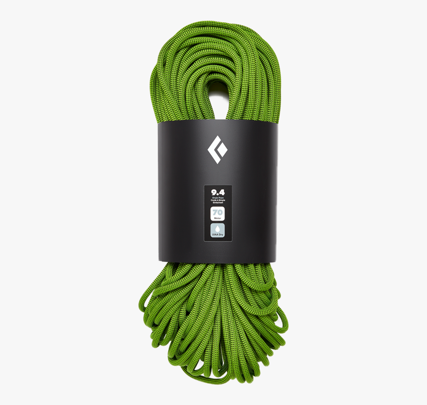 Black Diamond Dry - Black Diamond Rope 9.4, HD Png Download