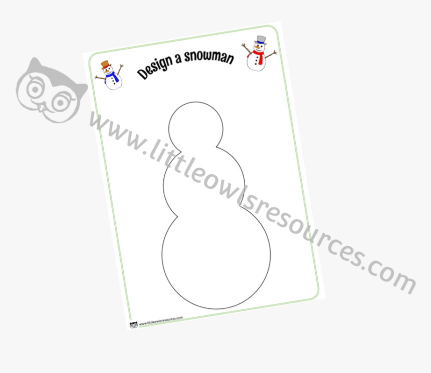 Design Your Own Snowman - Sign, HD Png Download