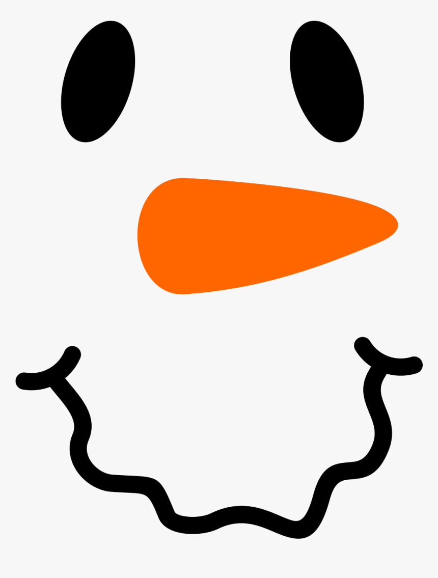 ##snowman #snowwoman #face #cute #winter #christmas, HD Png Download