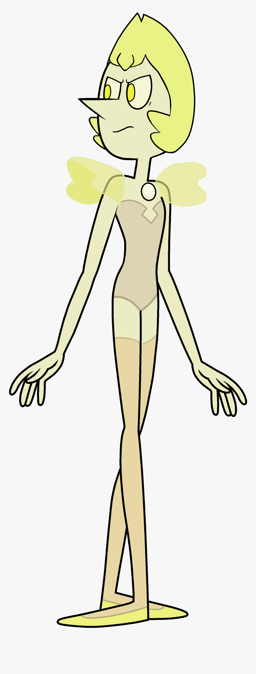 Pearl Png Steven Universe - Steven Universe Characters Yellow Pearl, Transparent Png
