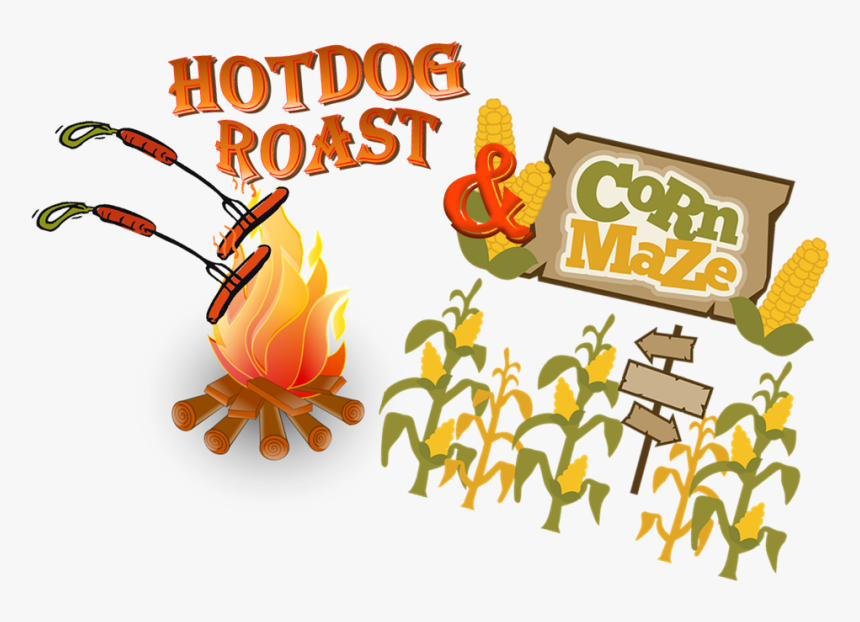 Roasting Hot Dog Clipart Image Youth Hotdog Roast & - Hot Dog Roast