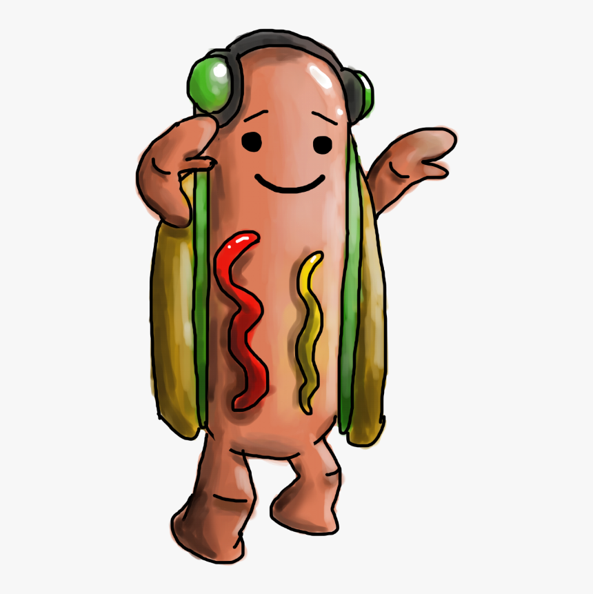 Snapchat Hot Dog Drawing, HD Png Download