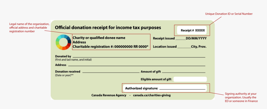 What Does A Donation Receipt Look Like - Donation Receipt I Real, HD Png Download