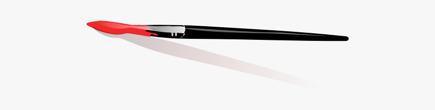 Paint Brush With Shadow Vector Graphics - Kayak, HD Png Download