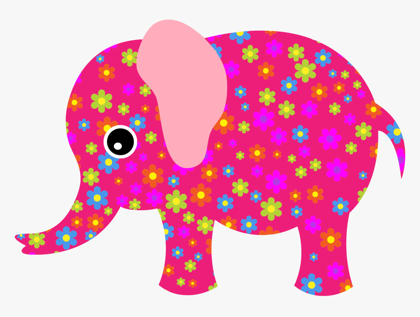 Flamings At Trailer Park Art Png - Retro Elephant, Transparent Png