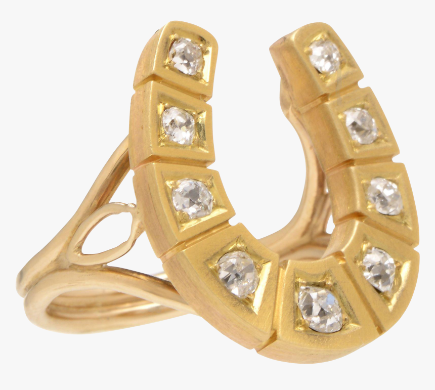 Horseshoe Transparent Yellow - Diamond, HD Png Download