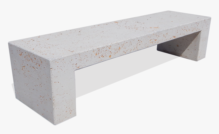 Copan Bench Without Back In Concrete For Urban Furniture - Transparent Concrete Bench Png, Png Download