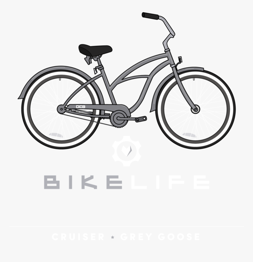 Bike Life Cruiser Grey Goose - Sixthreezero Around The Block Womens, HD Png Download