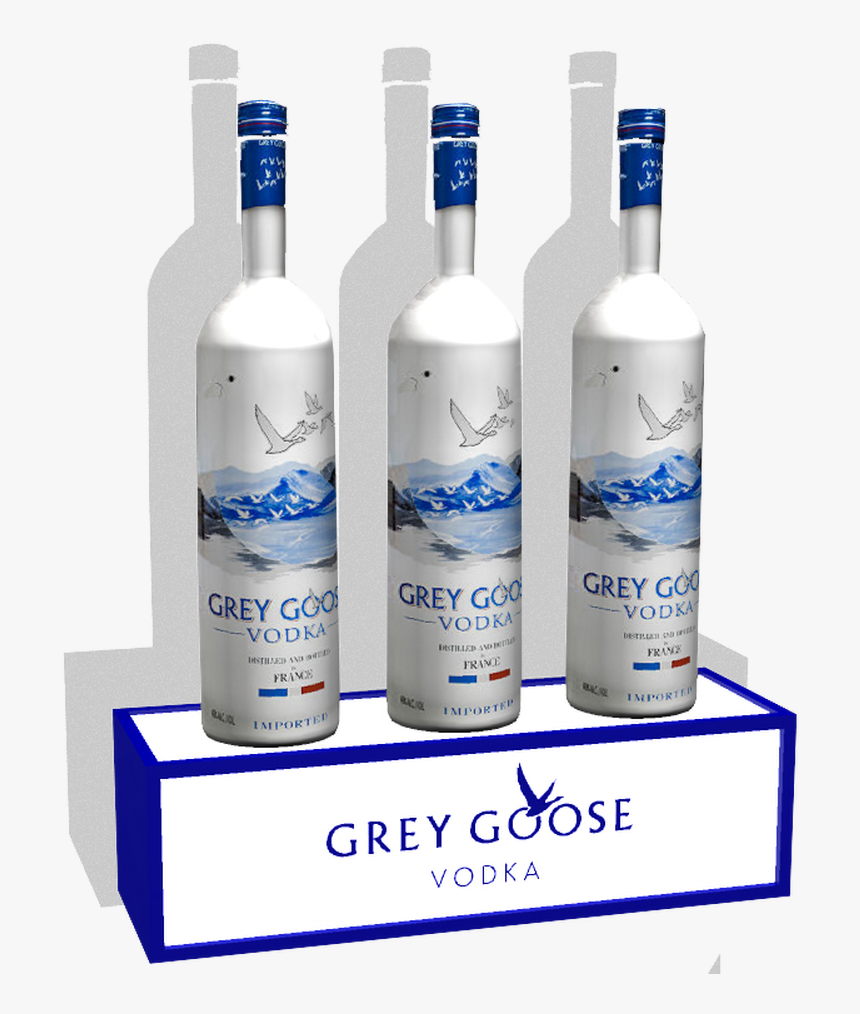 Grey Goose, Led, Bottle, Base, Glorifier, Shelf, Tier, - Vodka, HD Png Download