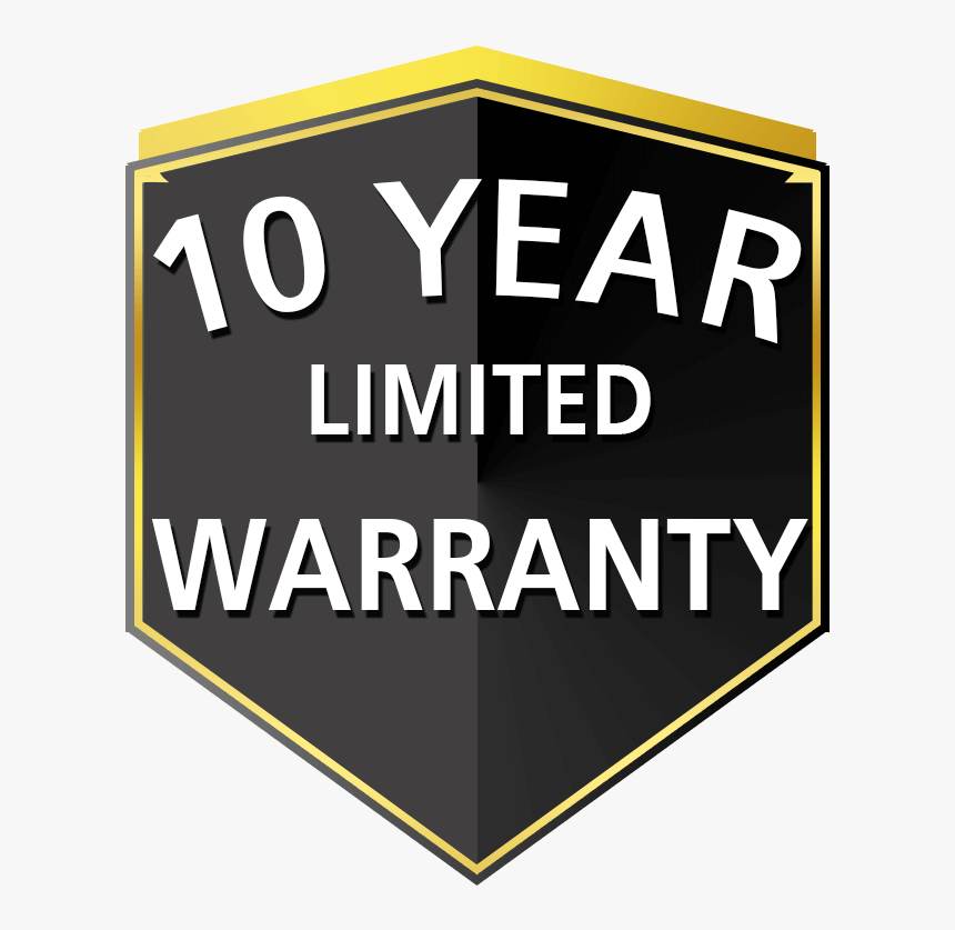 10-year Warranty Logo - Disregard Females Acquire Currency, HD Png Download