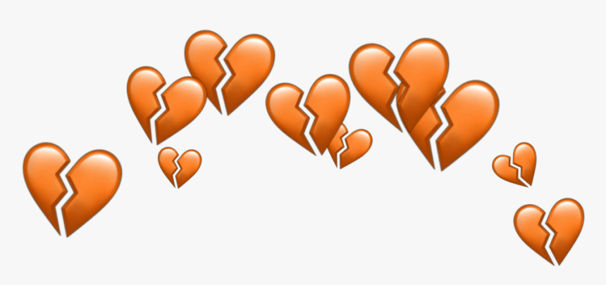 #heartbroken #broken #heart #broken Heart #brokenheart - Sad Face With Broken Hearts, HD Png Download