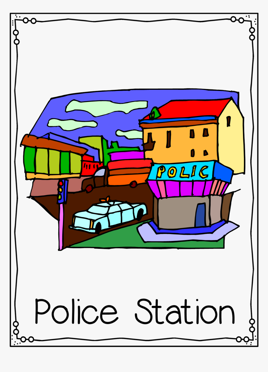 Efl Elementary Teachers Town - Flash Card Nouns Places, HD Png Download