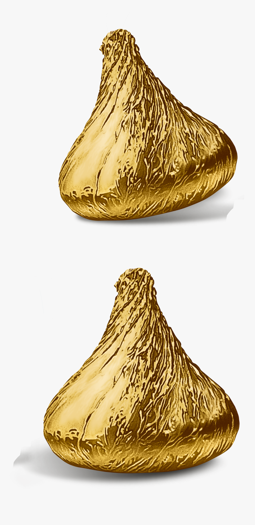 Hersheys Kisses Gold Foil, HD Png Download