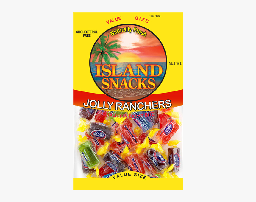 Jolly Ranchers Value - Island Snacks Peach Rings, HD Png Download