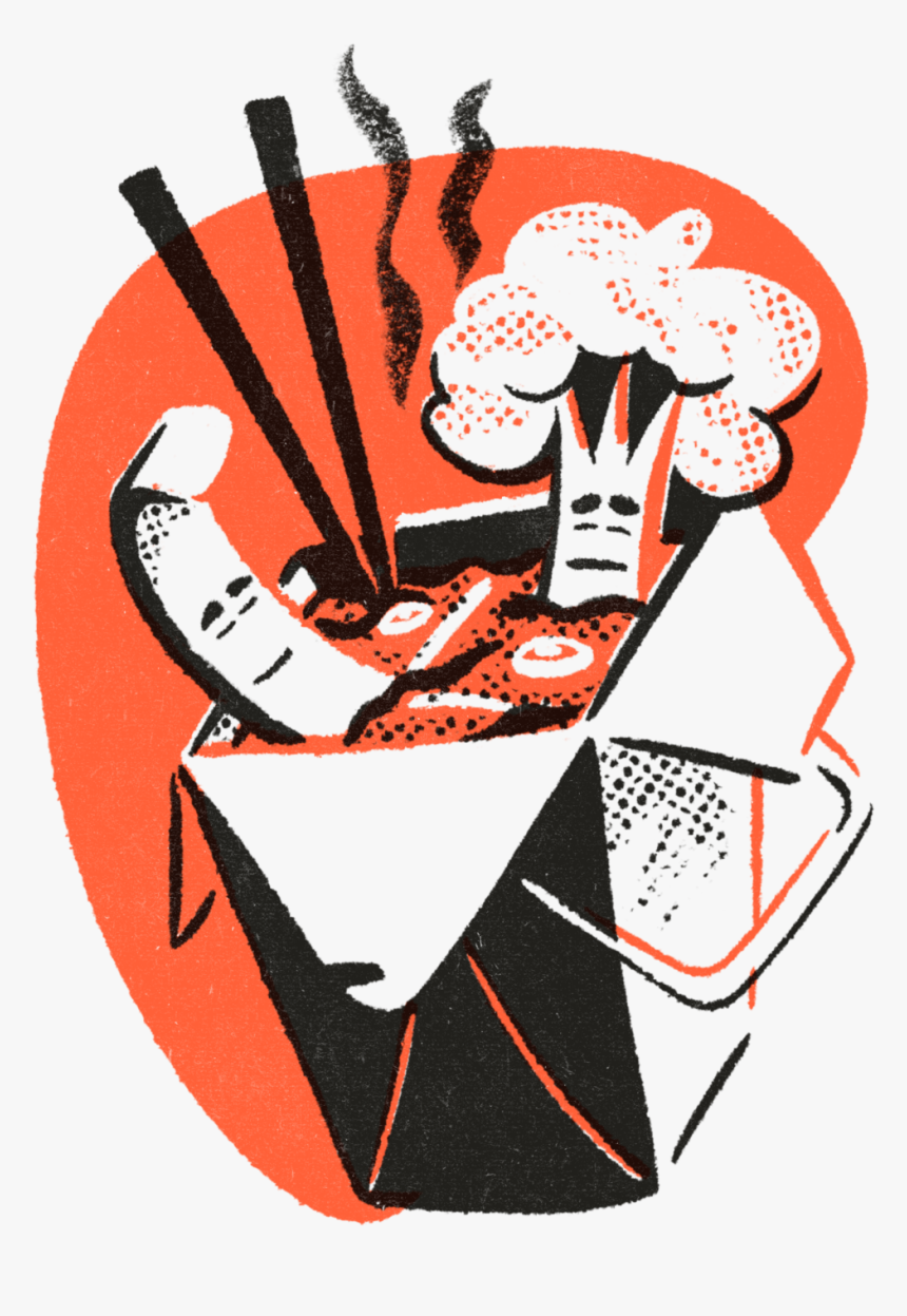 Lofi Stir Fry - Illustration, HD Png Download