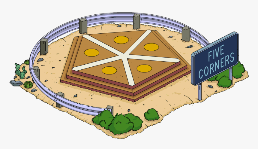 Five Corners Simpsons, HD Png Download