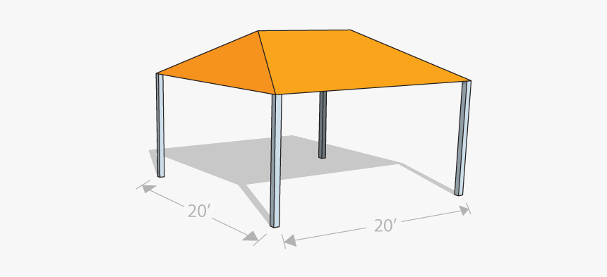 Hs 2020 Hip Shade Structure - Tenshon, HD Png Download