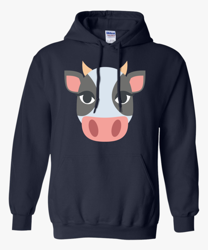 Cow Face Emoji Hoodie - Hoodie, HD Png Download