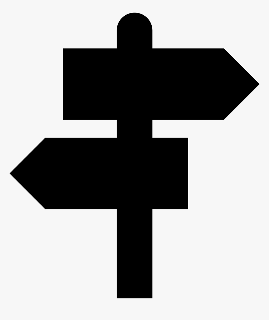 2 Arrows Pointing In Opposite Directions, HD Png Download