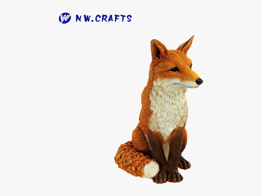 Garden Fox Statue, HD Png Download