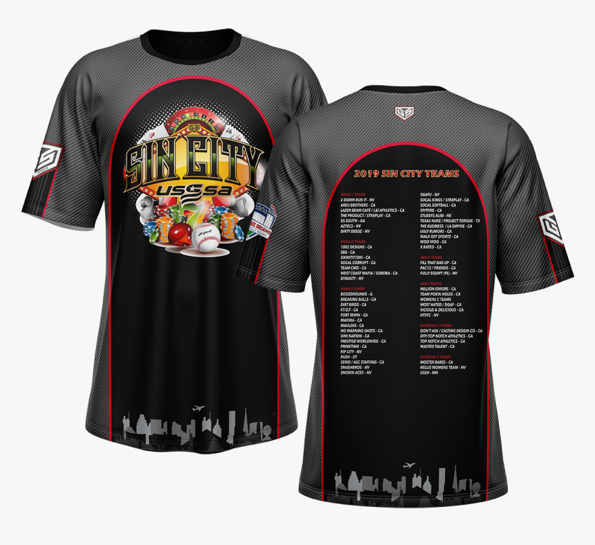 Sin City 2019 Usssa Tourney Jerseys And Hoodies - Active Shirt, HD Png Download