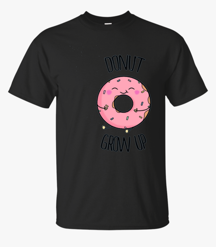 Donut Grow Up T-shirt Cute Kawaii Food Shirt - T-shirt, HD Png Download