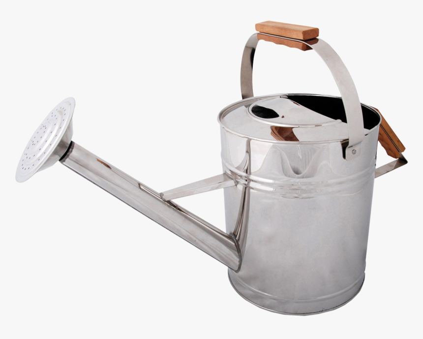 Stainless Steel Watering Can - Stainless Watering Can, HD Png Download