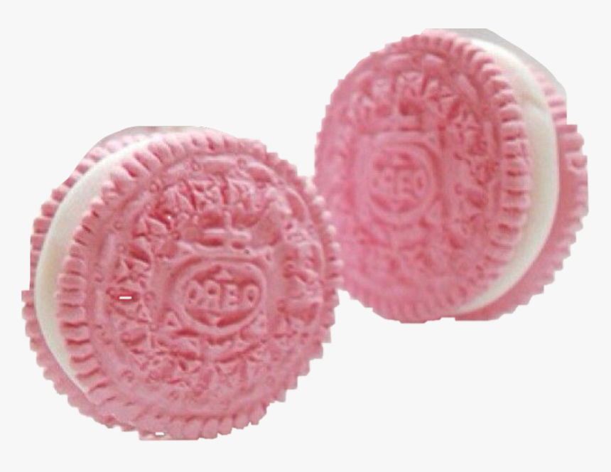#pink #cookies #oreos #yummy #food #sweets #fun #freetoedit - Pink Oreos, HD Png Download