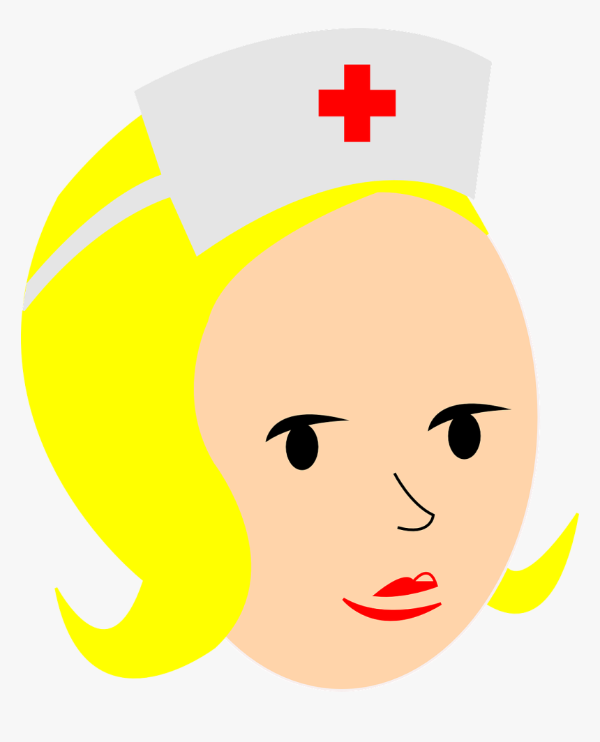 Nurse Clipart Nursing Clip Art - Rostro De Enfermera En Caricatura, HD Png Download