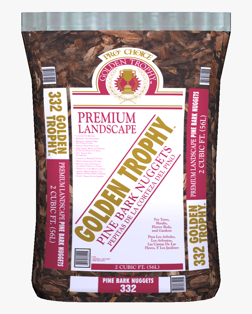 Golden Trophy Large Mini Nugget - Mulch, HD Png Download