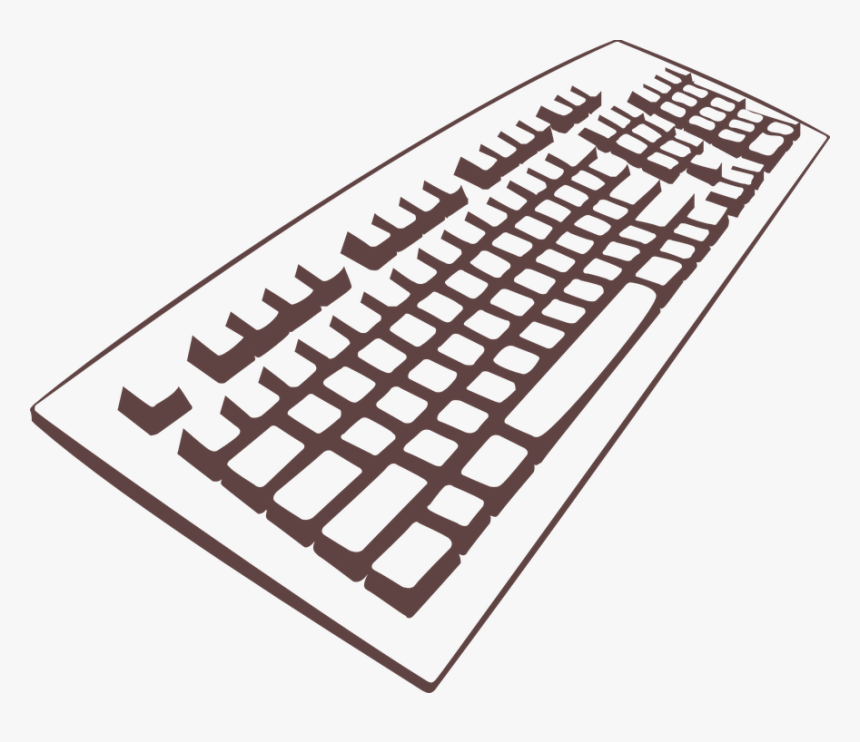 Computer Keyboard Clipart Png, Transparent Png