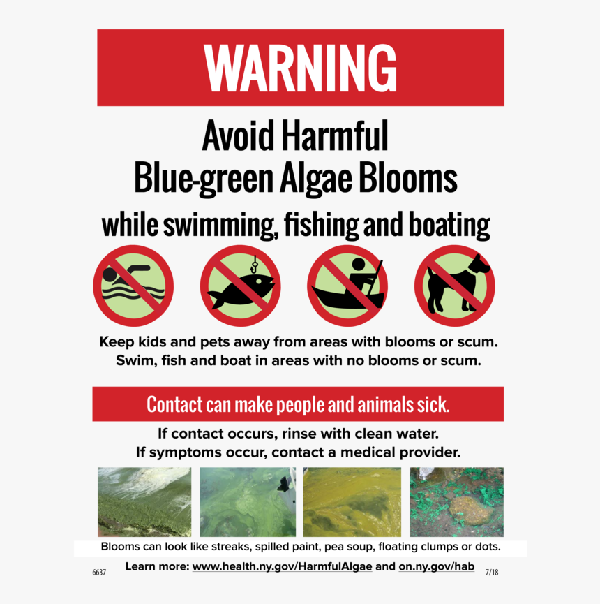 Warning Toxic Algae, HD Png Download