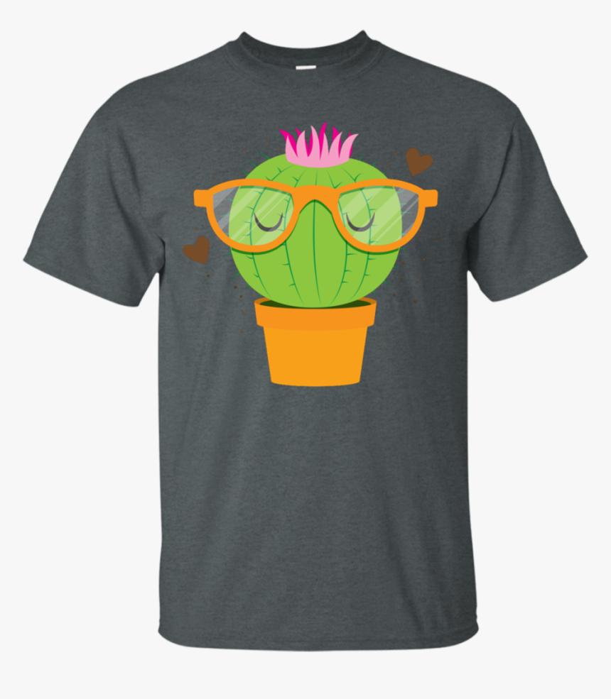 Cute Little Hipster Sleeping Cactus T Shirt & Hoodie - T-shirt, HD Png Download