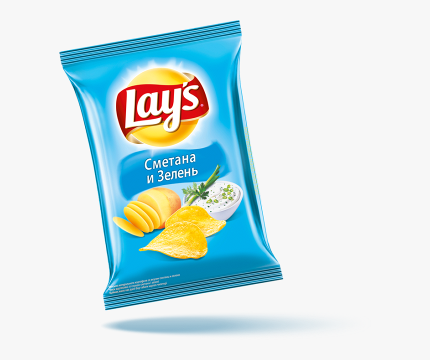 Picture 2 Of - Чипсы Lays Сметана И Зелень 150 Гр, HD Png Download
