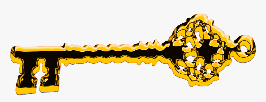 Key Gold Golden Free Photo - Chave De Ouro Png, Transparent Png