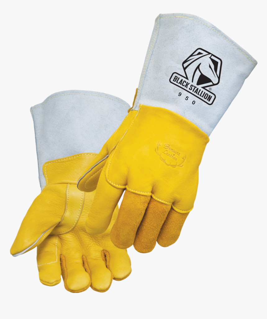 Black Stallion 950 Welding Gloves, HD Png Download