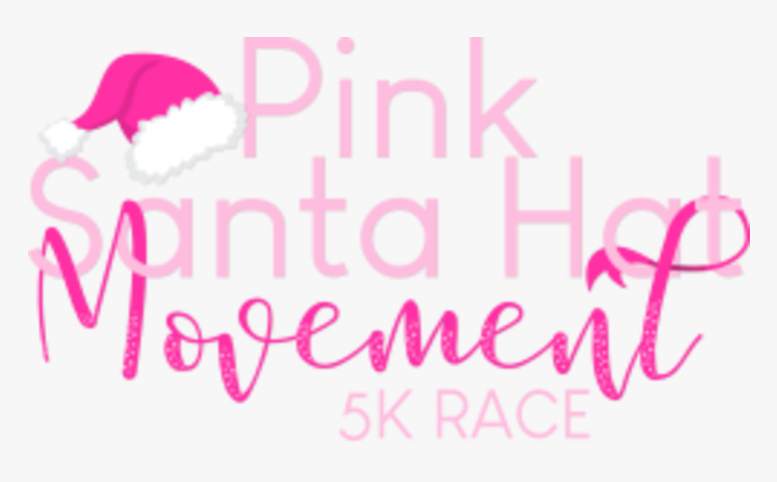 Pink Santa Hat Movement 5k Run/walk - Lilac, HD Png Download