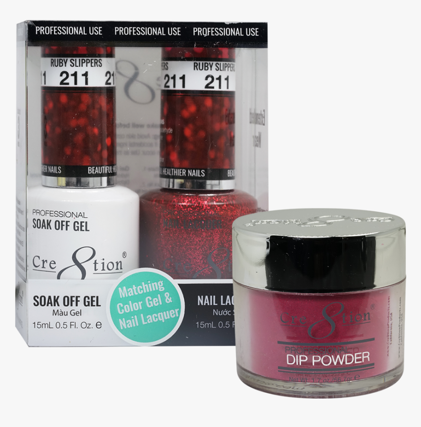 Cre8tion Trio Matching Collection 211 Ruby Slippers - Nail Polish, HD Png Download