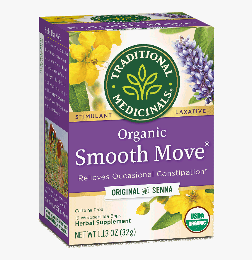 Traditional Medicinals Tea Smooth Move Peppermint, HD Png Download