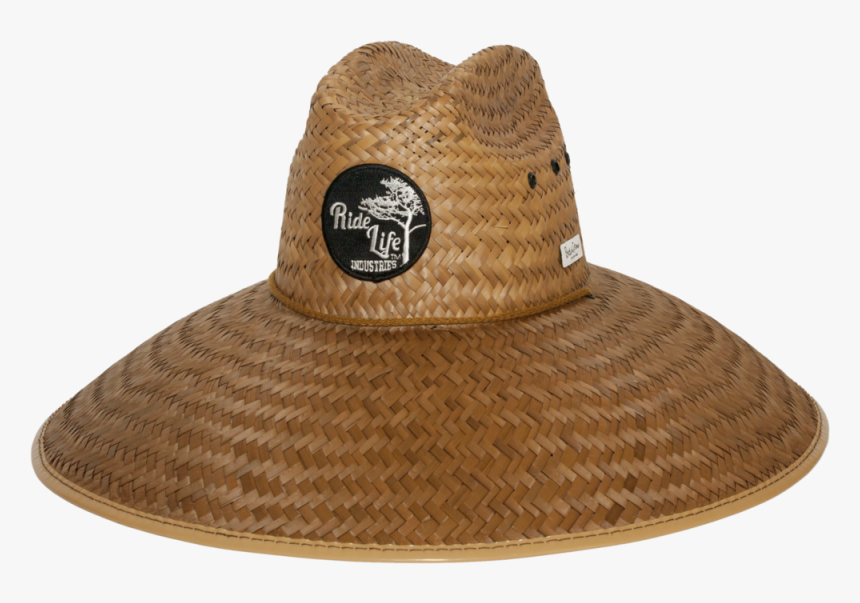 Straw Hat Black Og Front - Baseball Cap, HD Png Download
