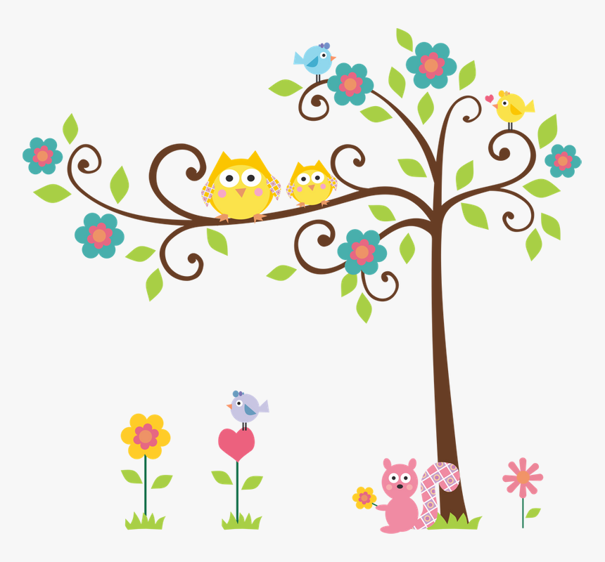 Arvore Infantil Png, Transparent Png