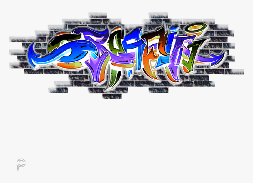 Graffiti Text Wall Textstickers Picsartpassion De Myedi - Graphic Design, HD Png Download